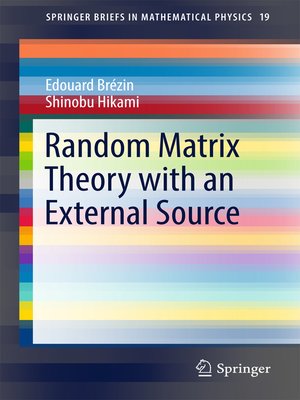 cover image of Random Matrix Theory with an External Source